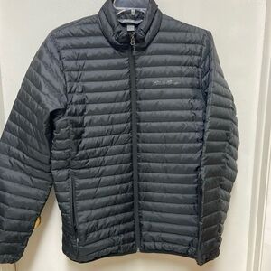 Eddie Bauer Men's Black Quilted Puffer Jacket
